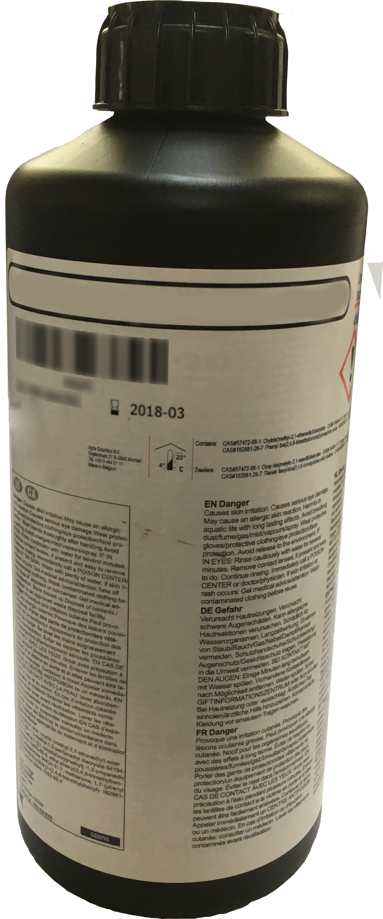 Drop On Demand Ink - Bottle (3024x3280), Png Download