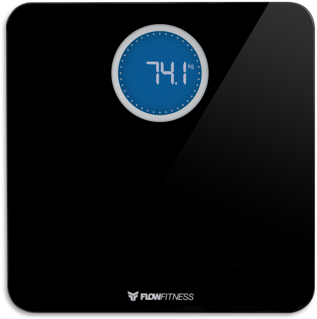 Flow Fitness Bs20b Bluetooth Smart Scale Black - Electronics (1024x1024), Png Download