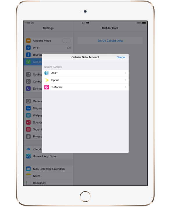New 'apple Sim' Preinstalled On Cellular Ipad Air 2, - Ipad A1396 Price In Malaysia (720x720), Png Download