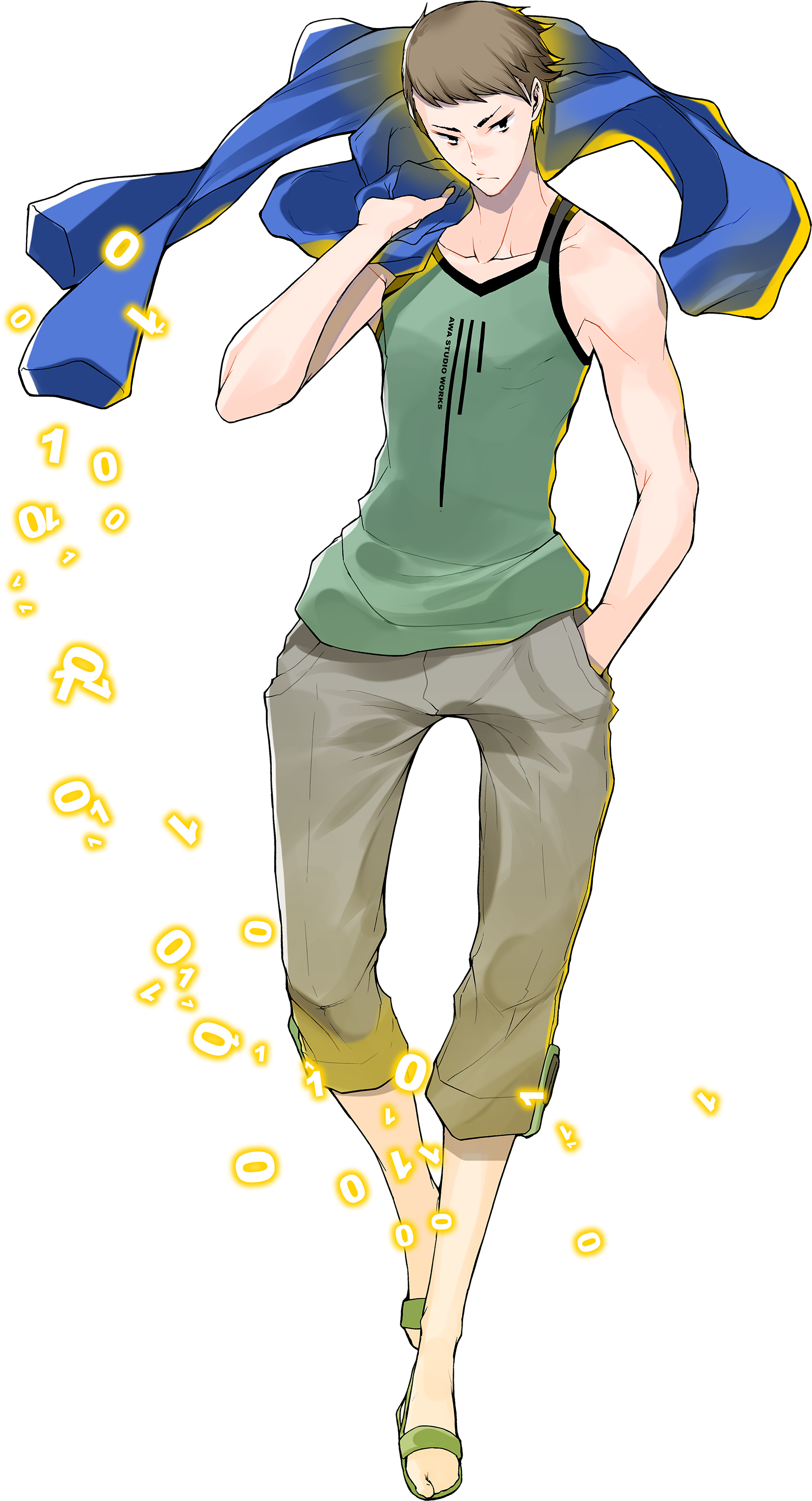 Gallery On Google Photos - Digimon Hacker's Memory Ryuji (1800x3122), Png Download