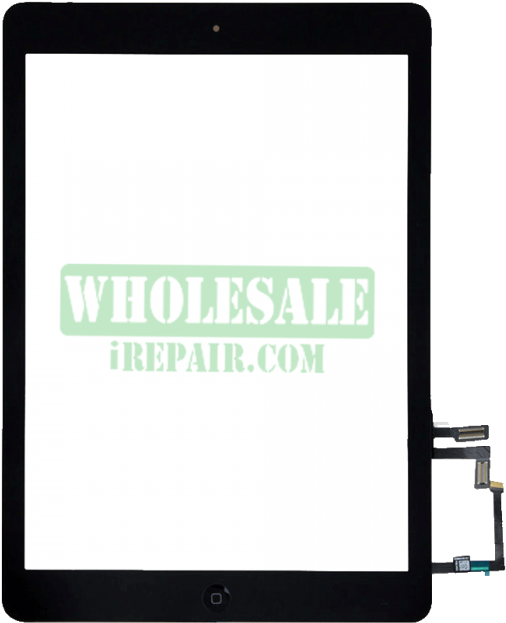 Digitizer With Home Button - Ipad 5 Touch Replacement (700x700), Png Download
