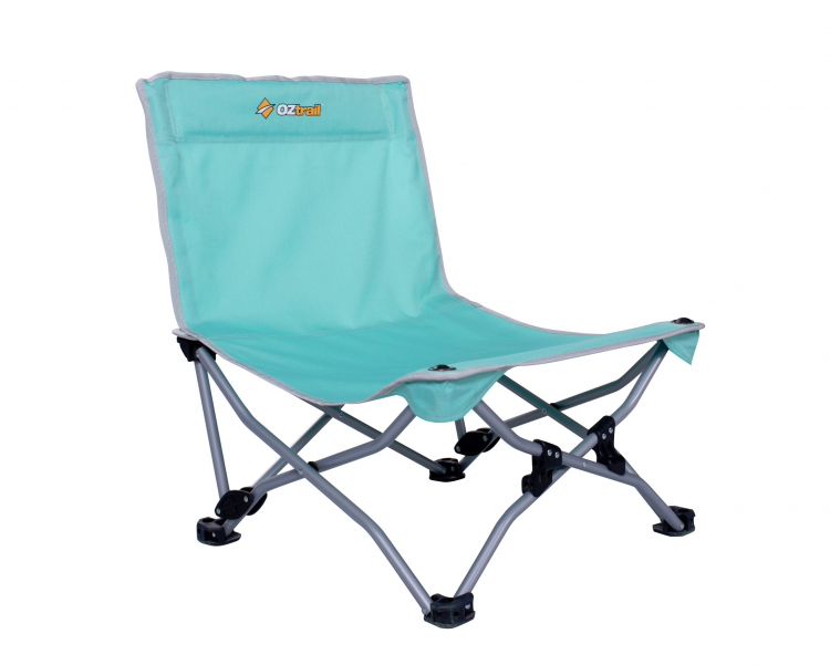 Oztrail Beachside Recliner Beach Chair Teal - Beachside Recliner Beach Chair (749x749), Png Download