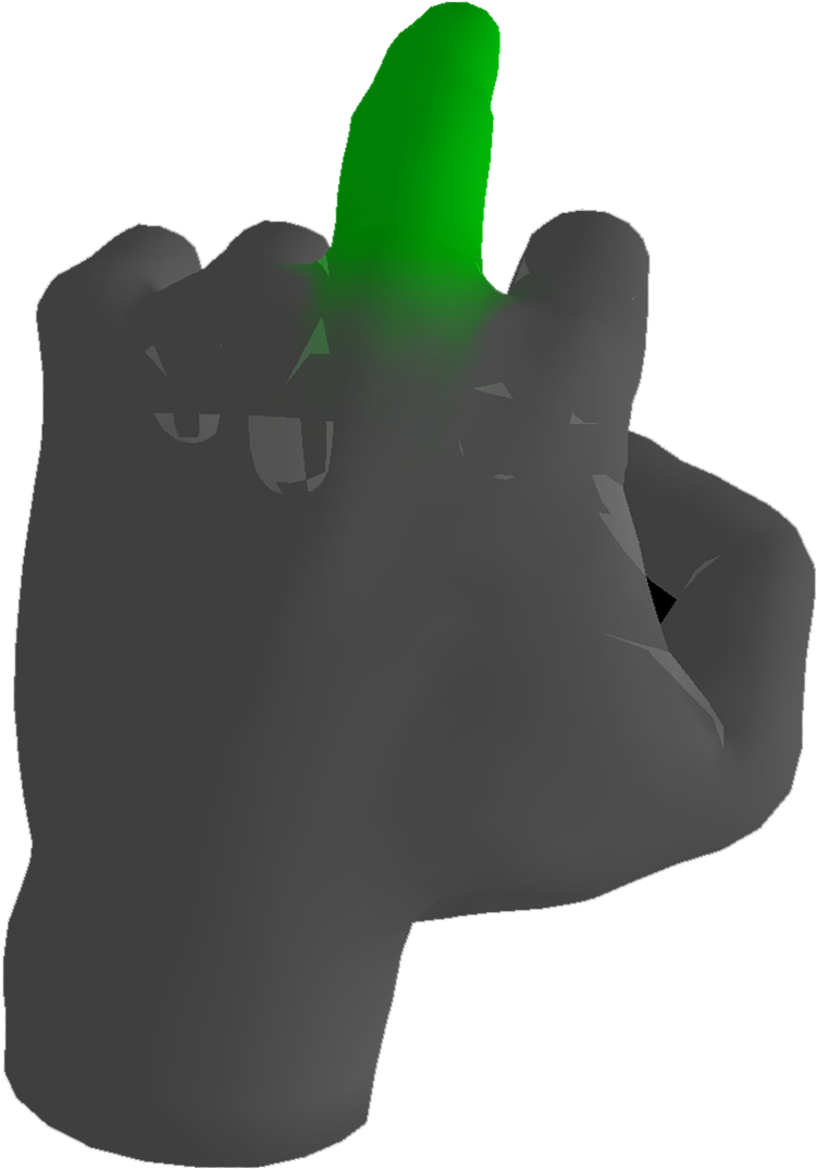 Left Middle, Hand Closed - Personal Protective Equipment (880x1088), Png Download
