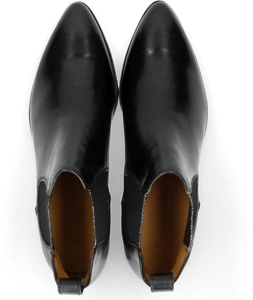 Ankle Boots Jessy 1 Black Elastic Glitter - Chelsea Boot (1024x1024), Png Download