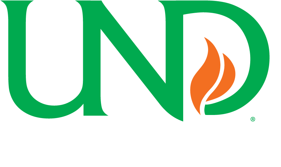 Vertical Und Logotype - University Of North Dakota (945x578), Png Download