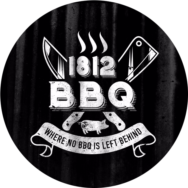 1812bbq - Label (640x640), Png Download