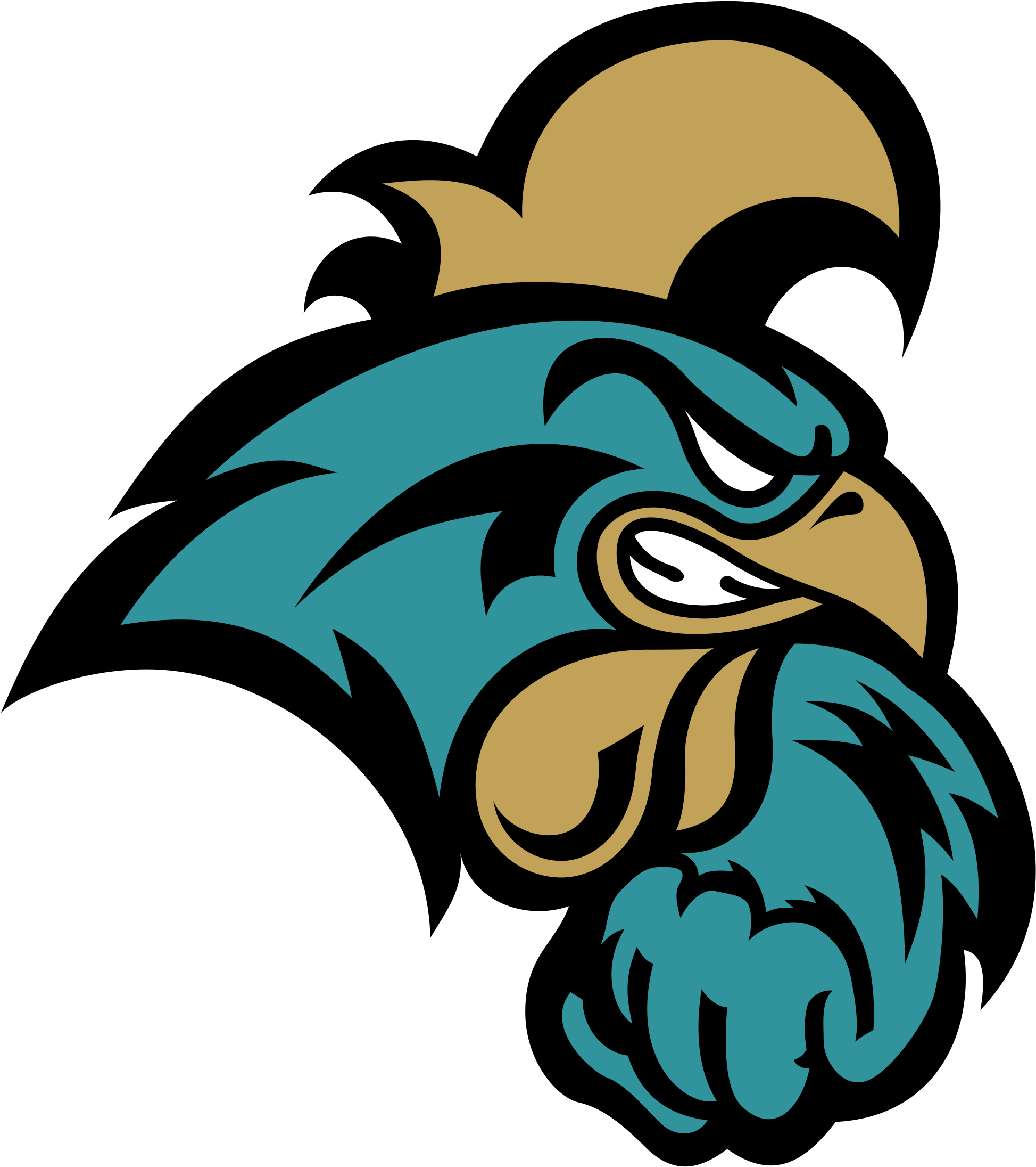 Coastal Carolina Chanticleers Logo Png Transparent - Coastal Carolina Chanticleers (2400x2400), Png Download