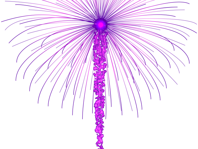 Fireworks Clipart Png Format - Firework Clipart (640x480), Png Download