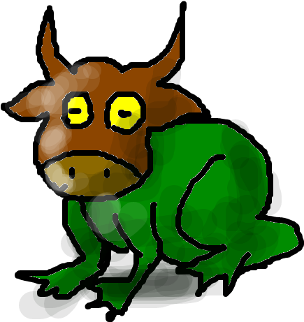 Sapo De Juniorbankai Gartic - Sapo Boi (1020x608), Png Download