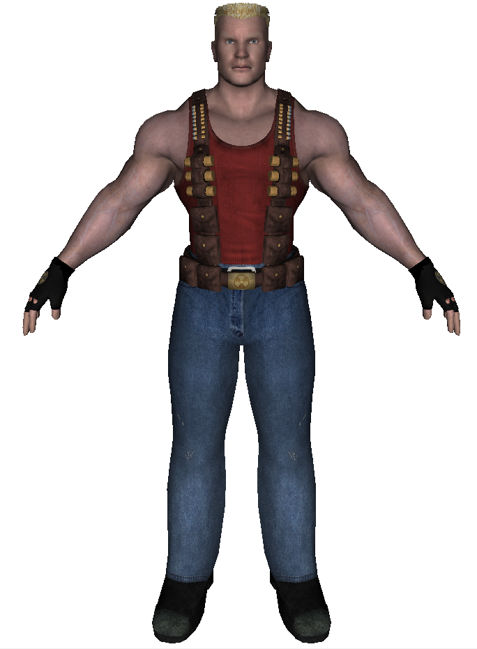 Duke Nukem Forever 2007 Trailer Model - Action Figure (684x930), Png Download