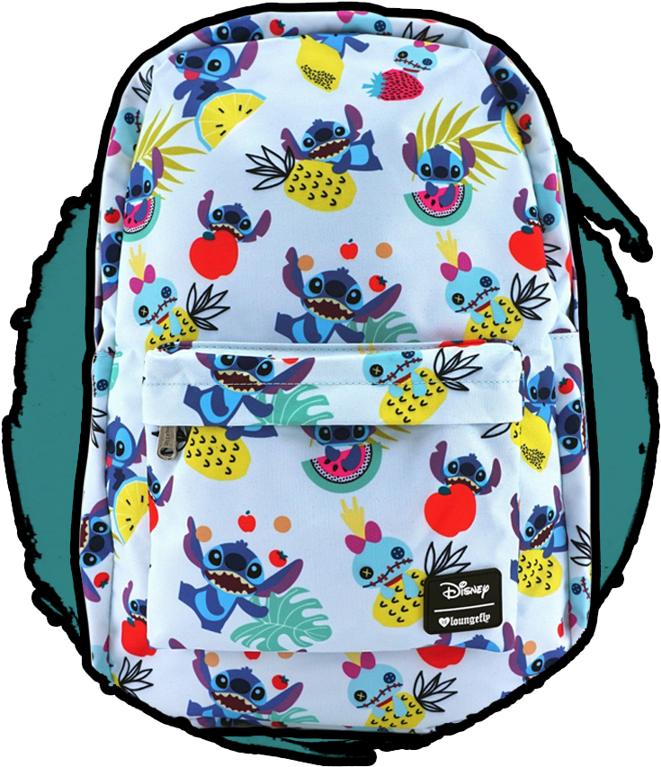 Pineapples Disney Backpack (1000x900), Png Download