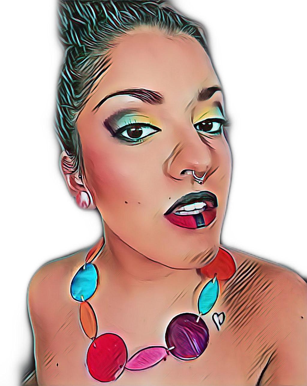 Colores Sticker - Illustration (1024x1284), Png Download