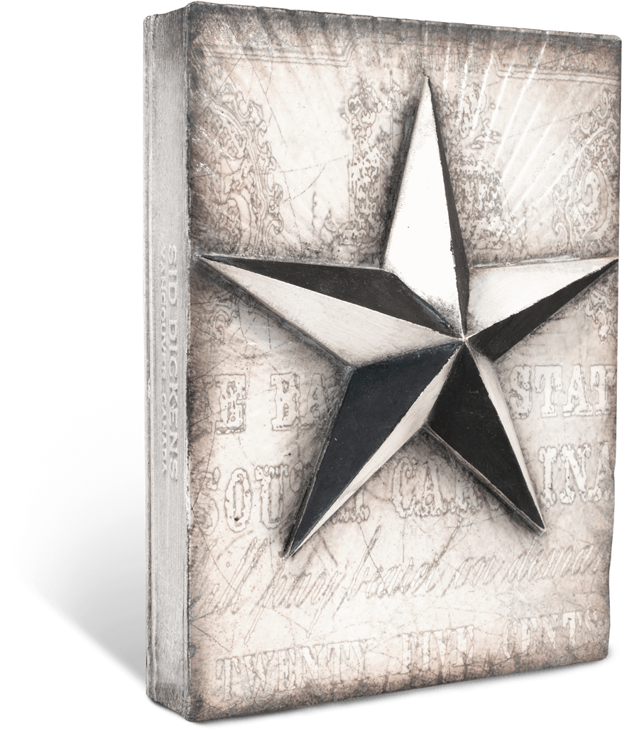Sid Dickens Nautical Star T471 Memory Block - Star (1100x1100), Png Download