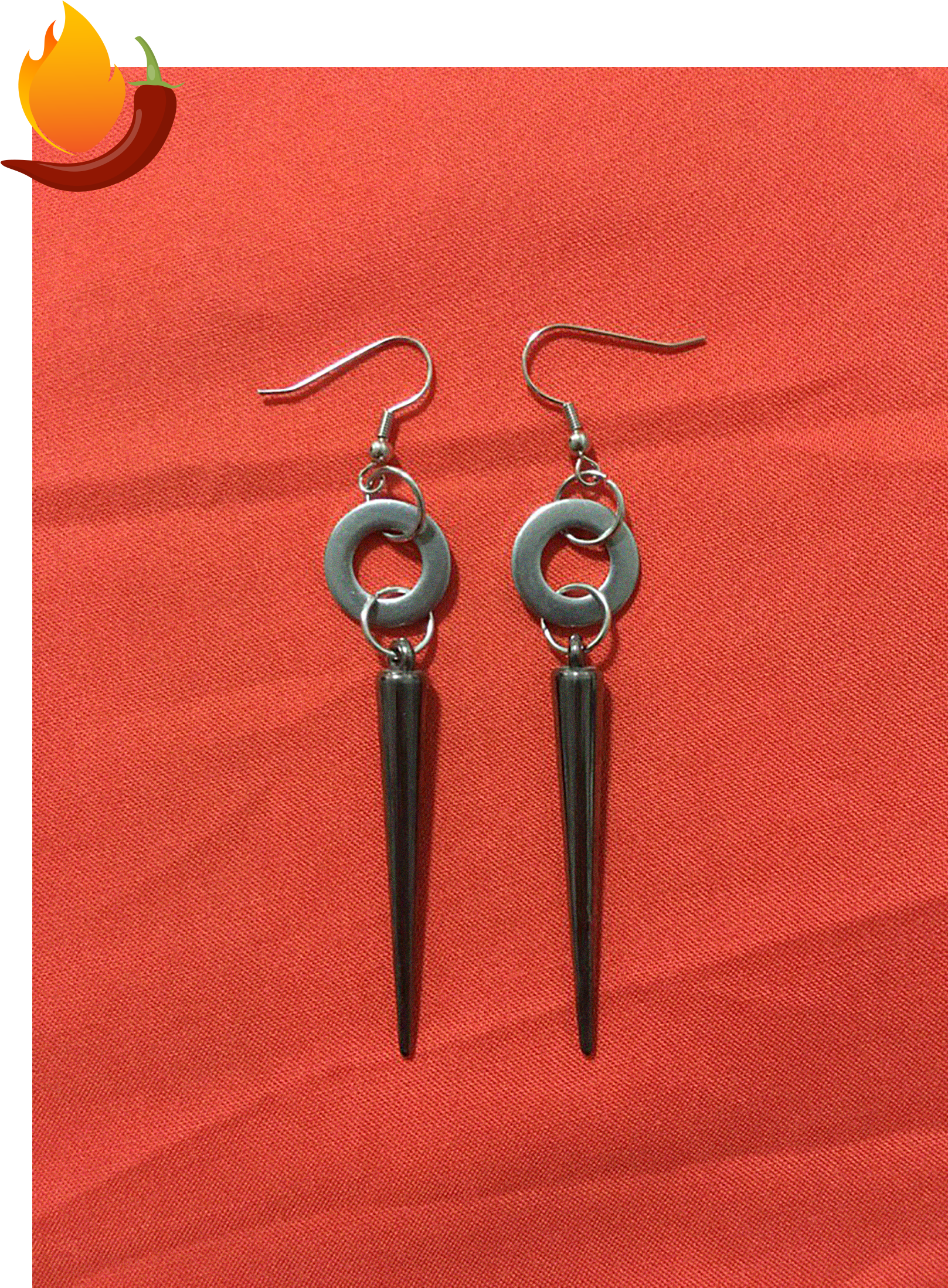 Thunderstorm Earrings - Earrings (1796x2395), Png Download