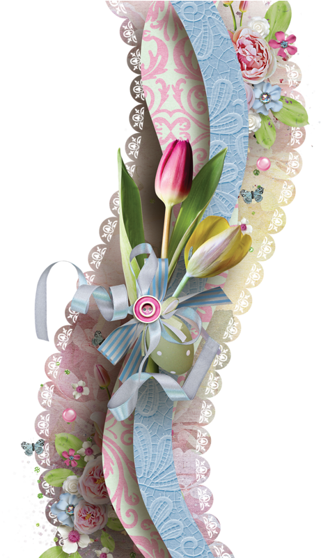 Фотки Scrapbook Borders, Scrapbook Embellishments, - Artificial Flower (468x800), Png Download