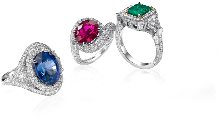 Shop Gemstone Jewelry - Engagement Ring (772x455), Png Download