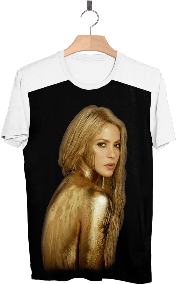Tamanho - P - Shakira El Dorado Tour Porto Alegre (622x986), Png Download