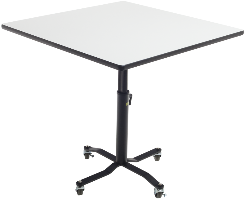 Amtab Cbsq36 Mobile Ez Tilt Square Cafe Table 36 Inch - Coffee Table (853x1280), Png Download