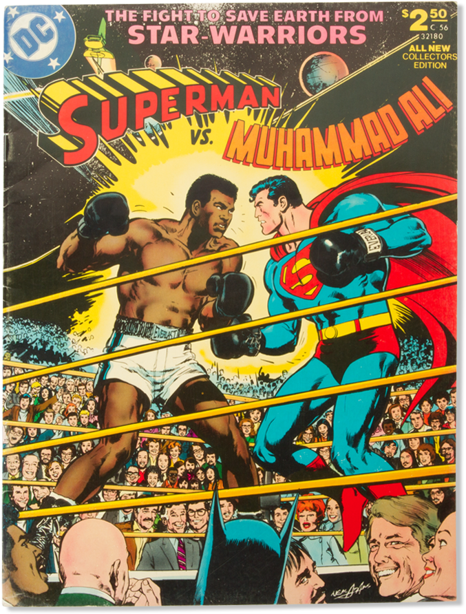 Muhammad Ali Collectors' Edition Comic No Mas Nyc - Muhammad Ali Vs Superman Comic Book Cover (785x981), Png Download