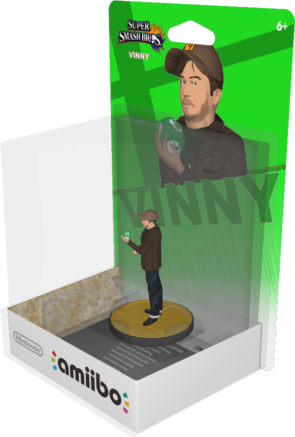 Vinesauce - Vinny Amiibo - Vinesauce T Pose (668x926), Png Download