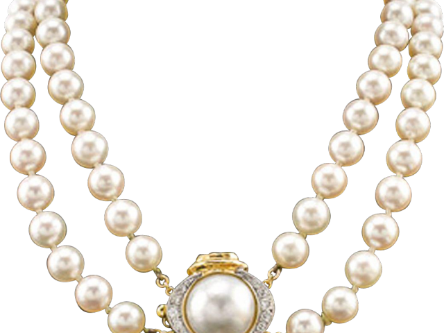 Necklace Clipart Pearl Strand - Green Pearl Necklace (640x480), Png Download