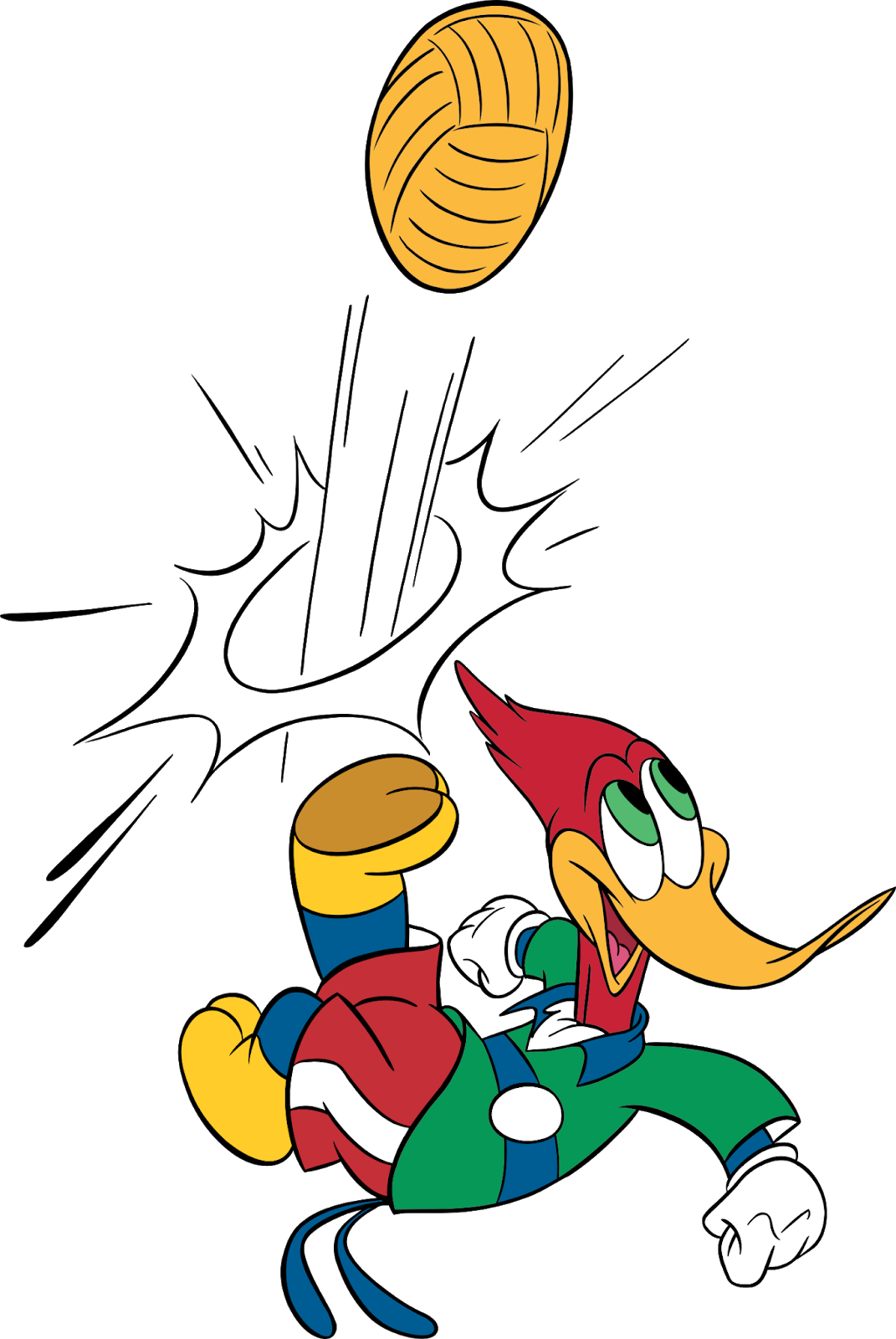 Woody Woodpecker Characters, Woody Woodpecker Cartoon - Cartoon (1071x1600), Png Download