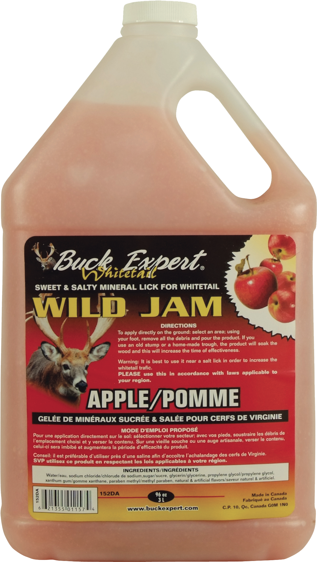 Wild Jam Apple Whitetail - Buck Expert Wild Jam (1462x2409), Png Download