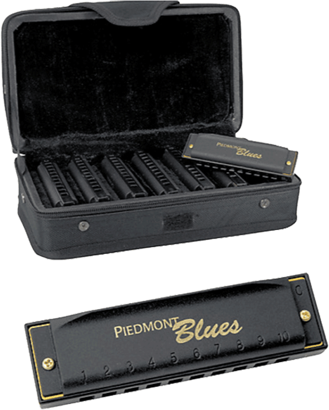 Hohner Piedmont Blues Harmonica 7 Pack With Case - Hohner Piedmont Blues (1000x1000), Png Download
