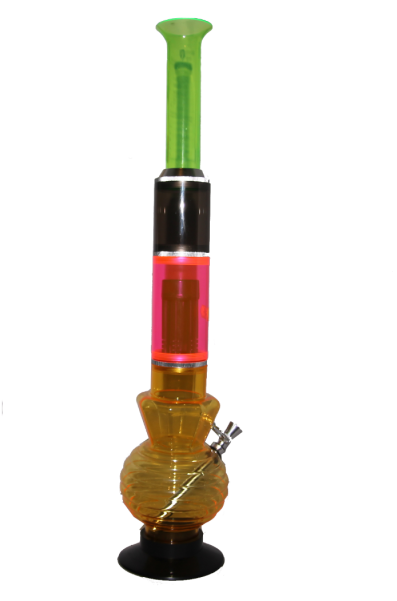 Rainbow Acrylic Water Pipe - Cylinder (600x600), Png Download