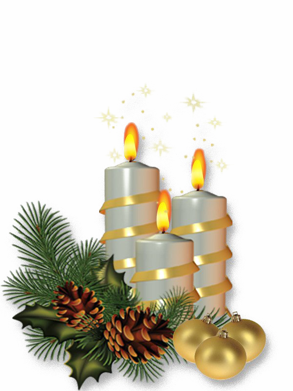 Christmas Candle Png Photo - Christmas Day (600x800), Png Download