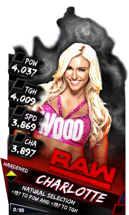 Supercard Charlotteflair S3 14 Wrestlemania33 Supercard - Wwe Rich Swann Card (456x720), Png Download