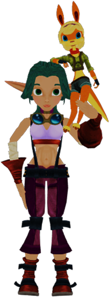 Jak And Daxter Fondo De Pantalla Entitled Keira Hagai - Cartoon (692x1230), Png Download