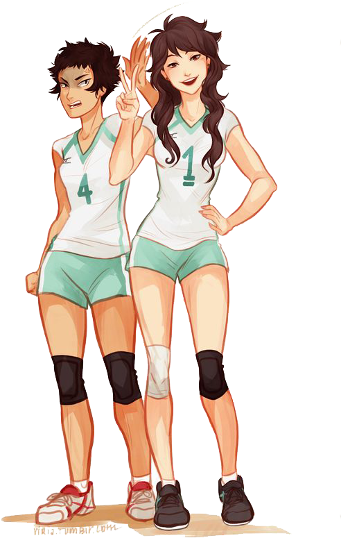 Haikyuu Png File - Haikyuu Female Version (564x813), Png Download
