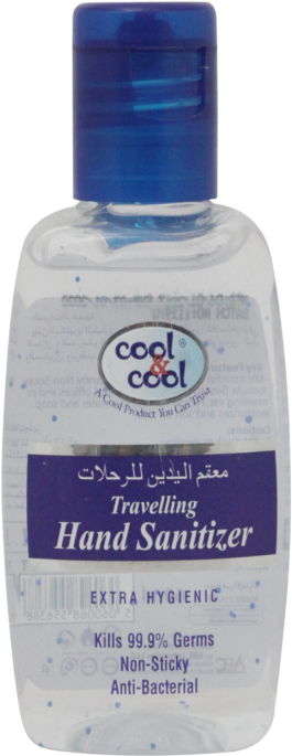 Cool & Cool Hand Sanitizer Travelling 60ml - Cool & Cool (550x684), Png Download