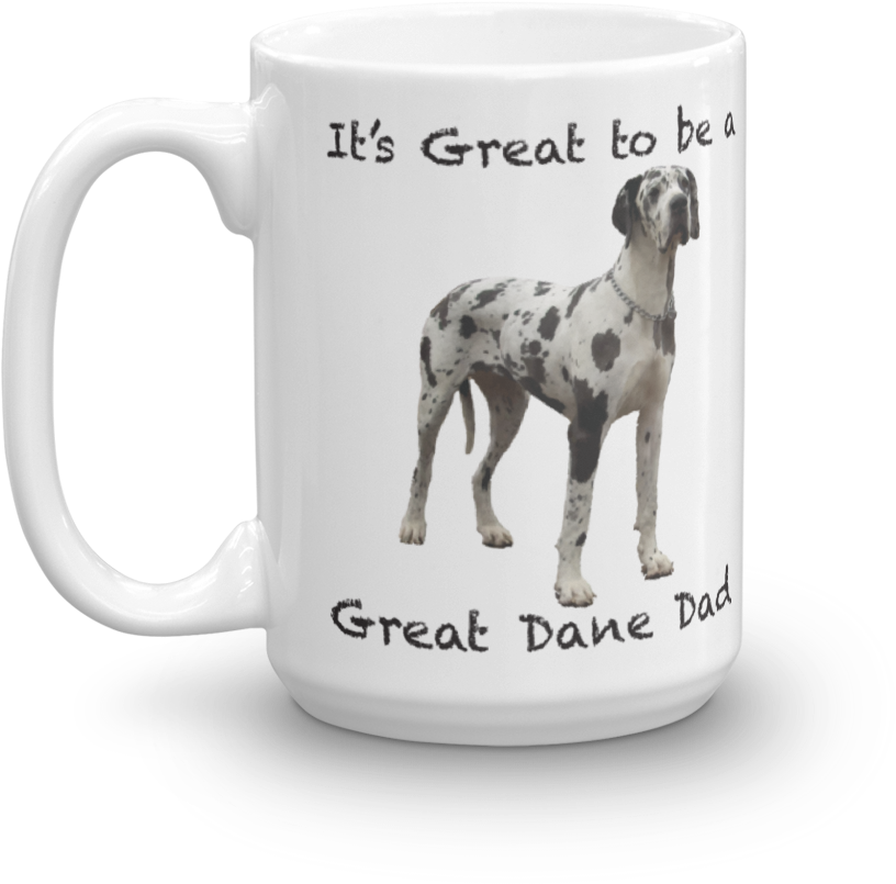 Great Dane Dad Coffee Mug - Mug (1000x1000), Png Download