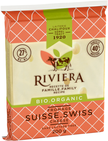Maison Riviera Organic Swiss 200 G - Fromage Riviera (1024x683), Png Download