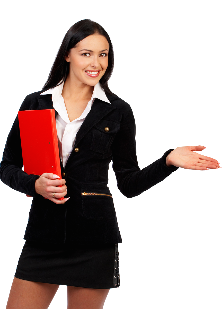 Business Woman Clip Art - Professional Girl Image Png (884x1200), Png Download