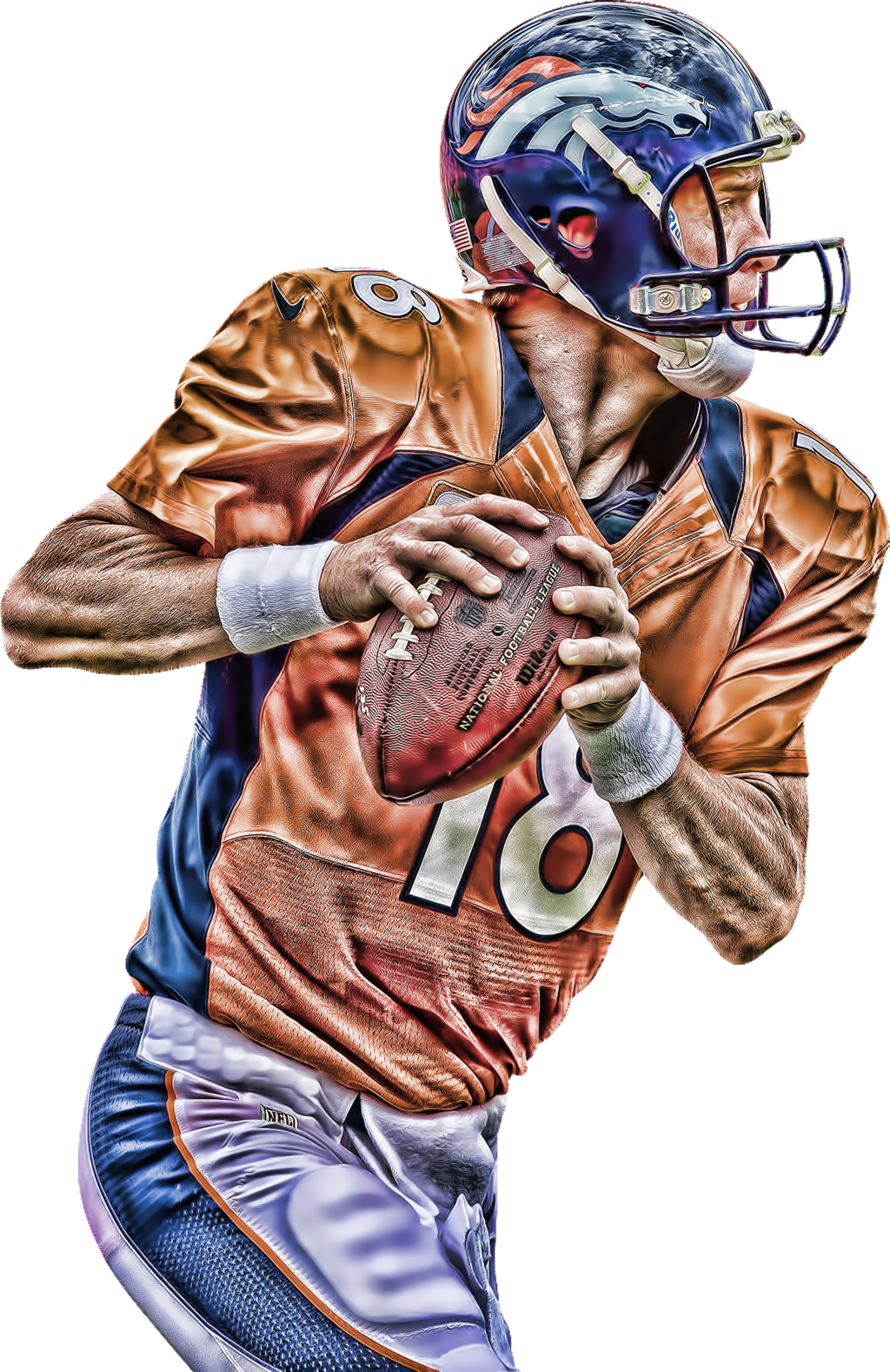 Peyton Manning Png - Peyton Manning (1024x1579), Png Download