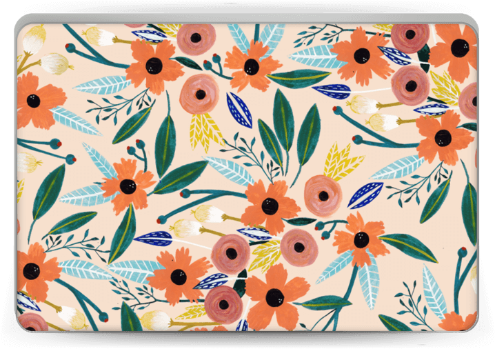 Summer Flower Mix Skin Laptop - Wildflower (800x533), Png Download