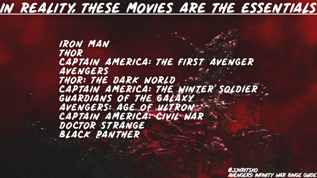 In Reality, These Movies Are The Essentials - Poster (1024x576), Png Download