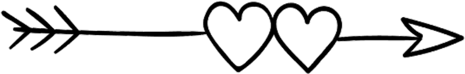 #hearts #arrow #heartandarrow #twohearts - Heart (1024x1085), Png Download