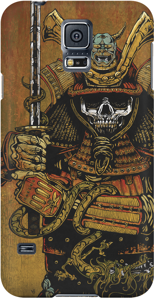 Day Of The Dead Artist David Lozeau, By The Sword Of - Dark Vader Drawing Samurai (1024x1024), Png Download