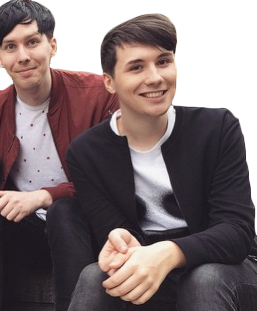 Dan And Phil Japhan Danisnotonfire Dan Howell Amazingphil - Dan Howell And Pdr (529x640), Png Download