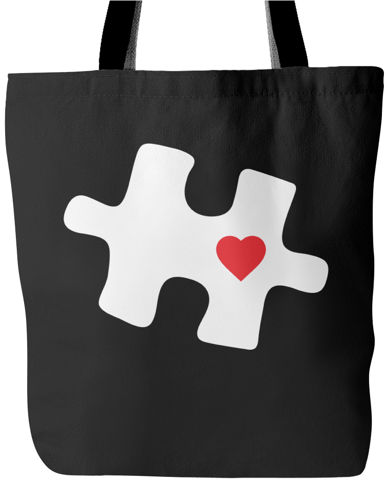 Puzzle Piece Heart - Tote Bag Got7 (1024x1024), Png Download