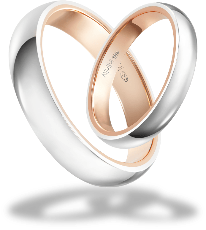Sanya - Wedding Infinity Ring Png (694x775), Png Download
