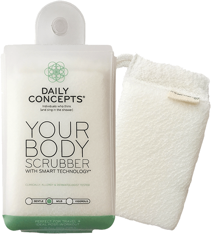 Body Scrubber - Daily Concepts - Daily Concepts Multi Functional Soap Sponge Charcoal (800x800), Png Download