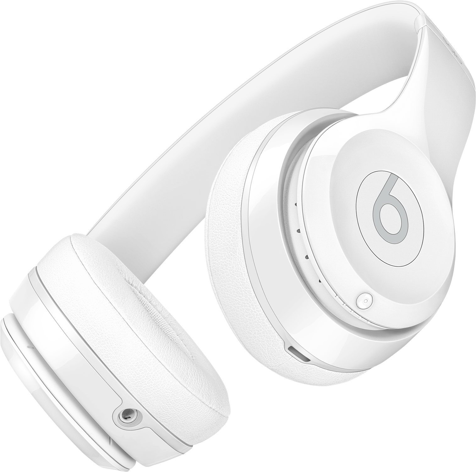 Beats Solo3 Wireless Headphones - Beats Solo3 Wireless Glossy White (1800x1800), Png Download