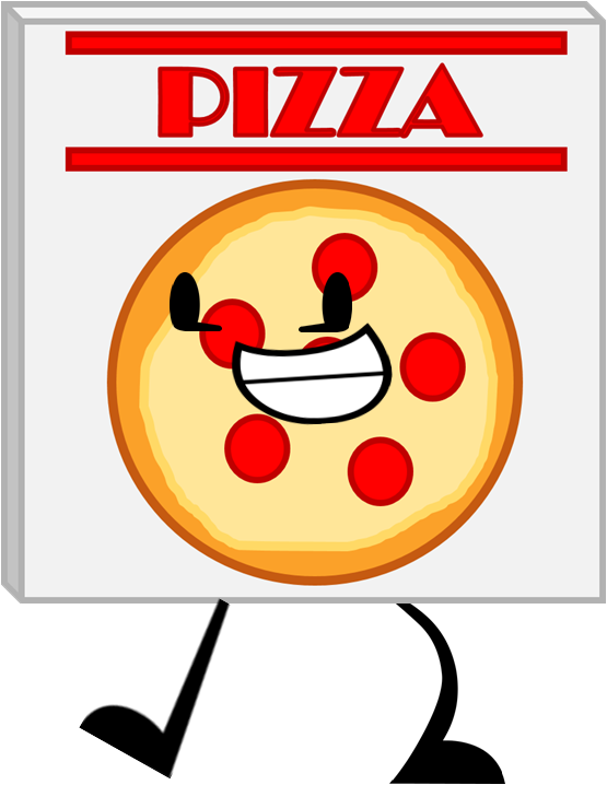 Pizza Box - Circle (555x718), Png Download