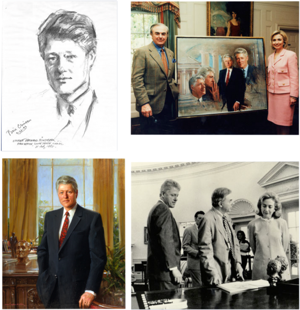 President Bill Clinton - Vintage Clothing (983x1024), Png Download