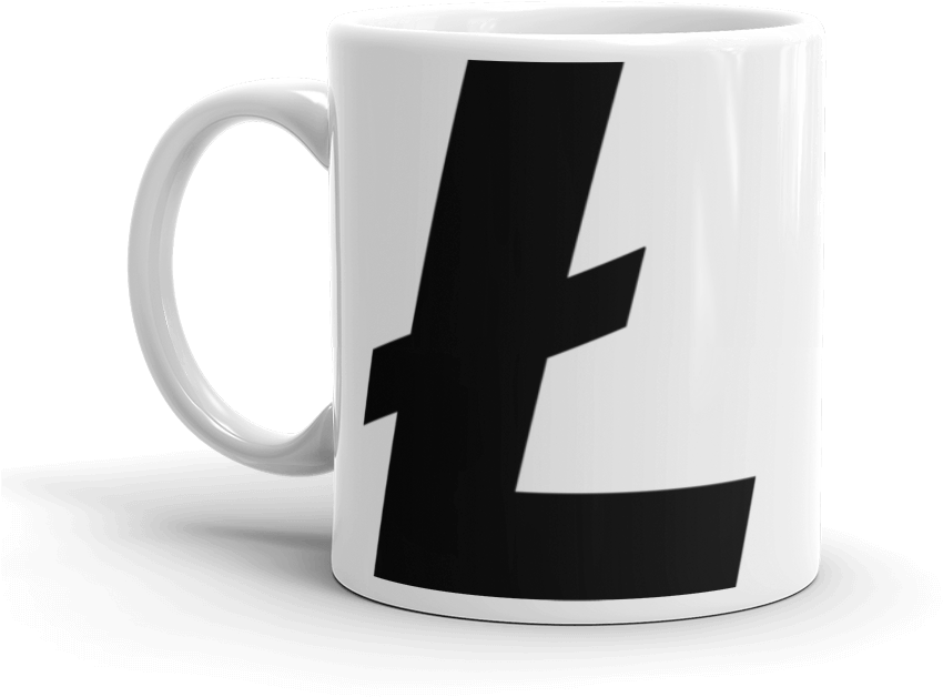 Litecoin / Ltc B Mug- Crypto & Proud - Mug (1000x1000), Png Download